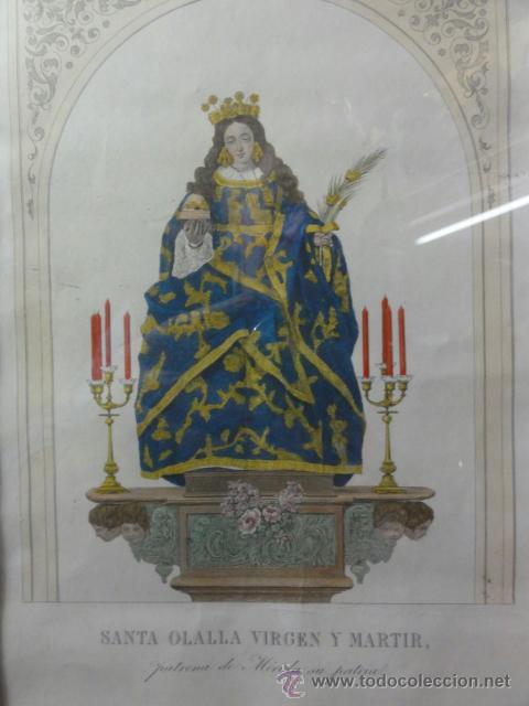 Arte: SANTA OLALLA PATRONA MERIDA - Foto 1