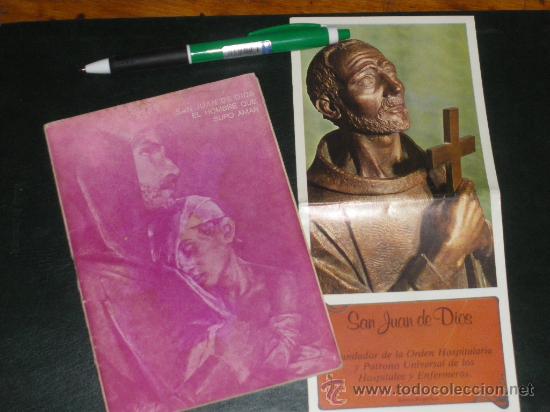 Arte: SAN JUAN DE DIOS, LIBRITO Y TRIPTICO BIOGRAFICO. - Foto 1