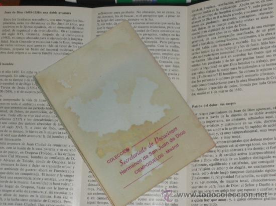 Arte: SAN JUAN DE DIOS, LIBRITO Y TRIPTICO BIOGRAFICO. - Foto 2