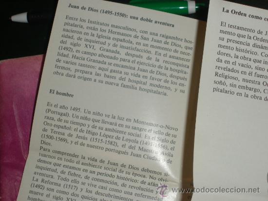 Arte: SAN JUAN DE DIOS, LIBRITO Y TRIPTICO BIOGRAFICO. - Foto 3