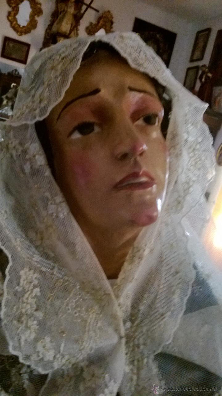 Arte: EXCEPCIONAL BUSTO DE VIRGEN DOLOROSA - Foto 3