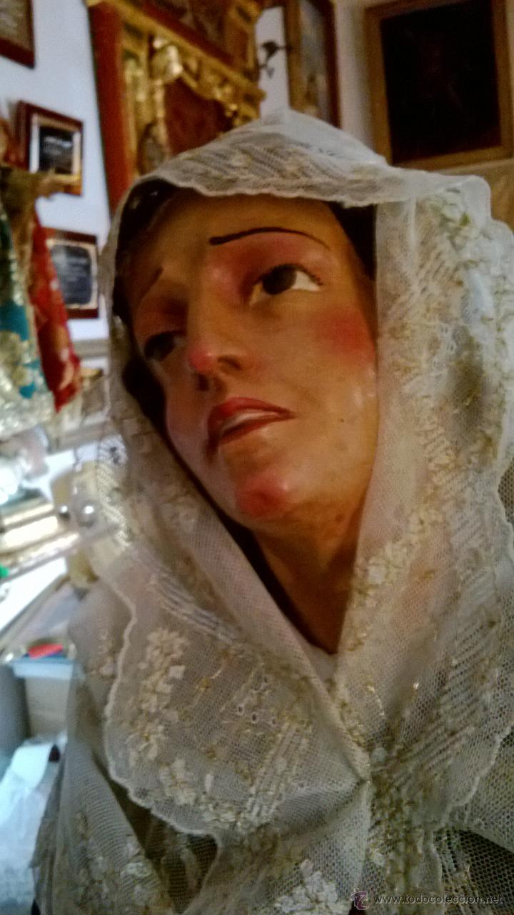 Arte: EXCEPCIONAL BUSTO DE VIRGEN DOLOROSA - Foto 5
