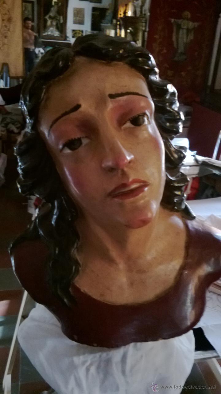 Arte: EXCEPCIONAL BUSTO DE VIRGEN DOLOROSA - Foto 9