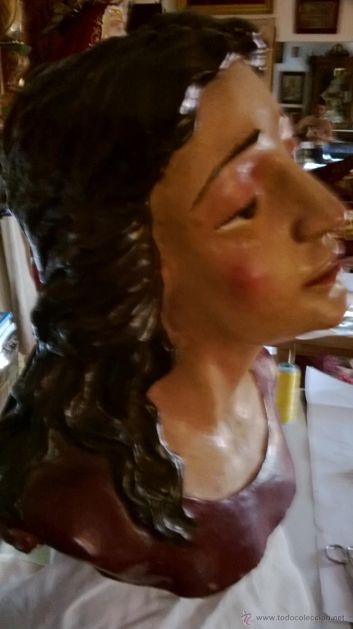 Arte: EXCEPCIONAL BUSTO DE VIRGEN DOLOROSA - Foto 13