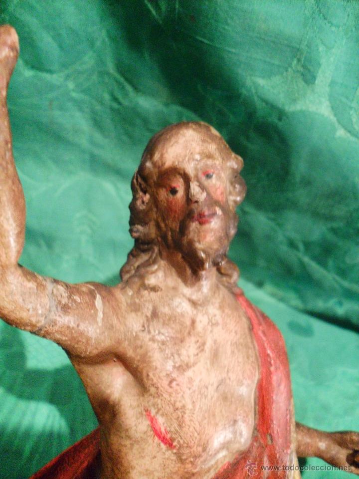 Arte: CRISTO RESUCITADO TALLA EN MADERA - Foto 2