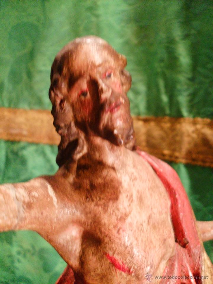 Arte: CRISTO RESUCITADO TALLA EN MADERA - Foto 4
