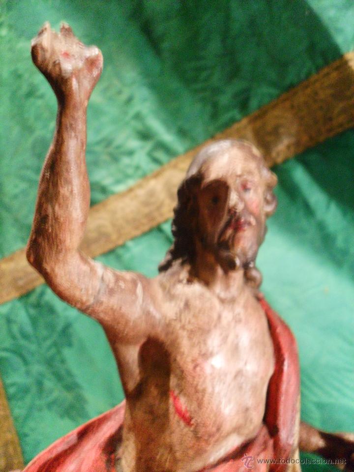 Arte: CRISTO RESUCITADO TALLA EN MADERA - Foto 8