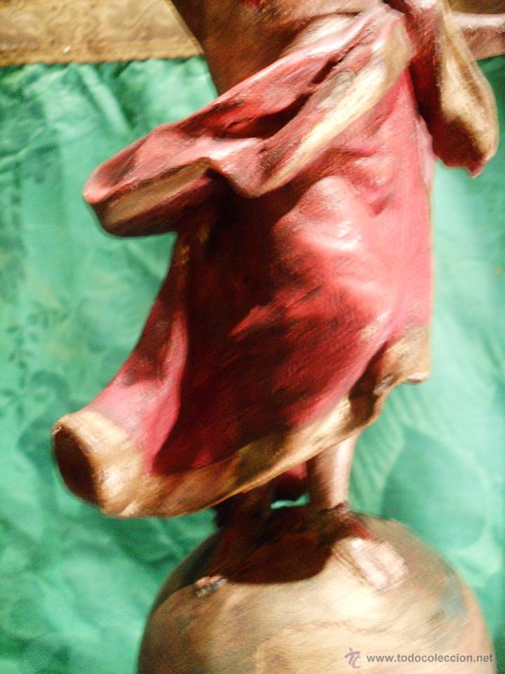 Arte: CRISTO RESUCITADO TALLA EN MADERA - Foto 10