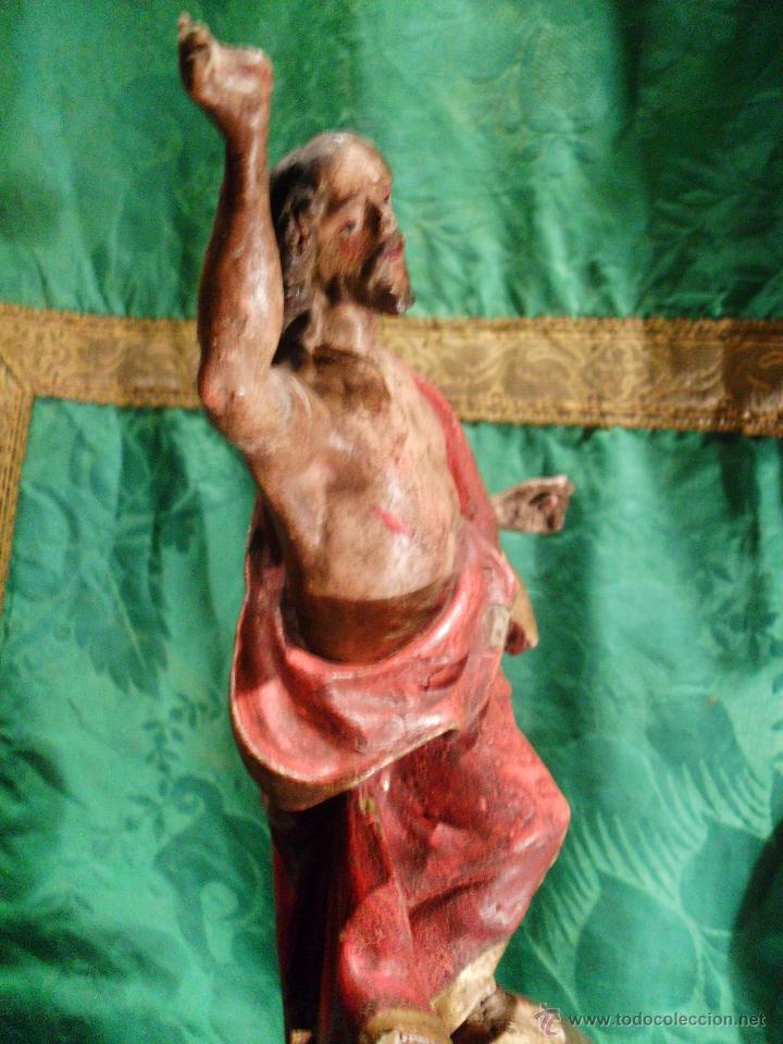 Arte: CRISTO RESUCITADO TALLA EN MADERA - Foto 11