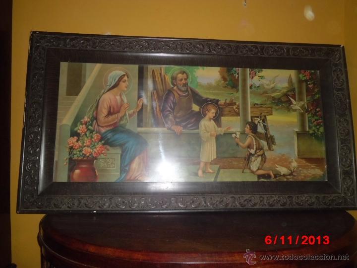 Arte: CUADRO RELIGIOSO DE LOS A&Ntilde;OS 60 - Foto 1