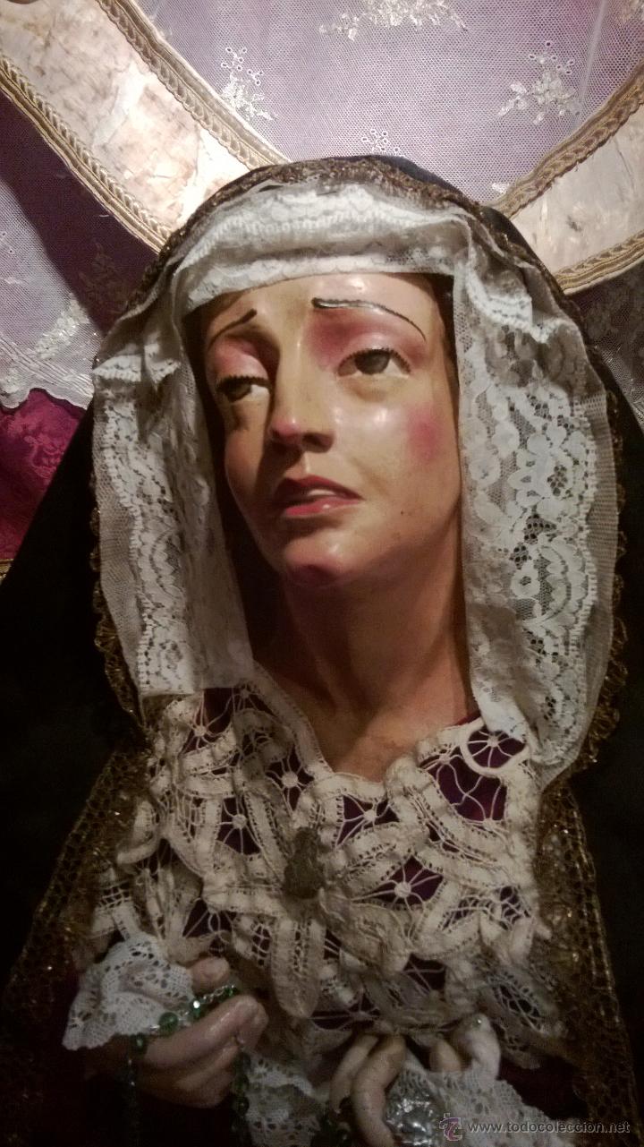 Arte: EXCEPCIONAL BUSTO DE VIRGEN DOLOROSA - Foto 14