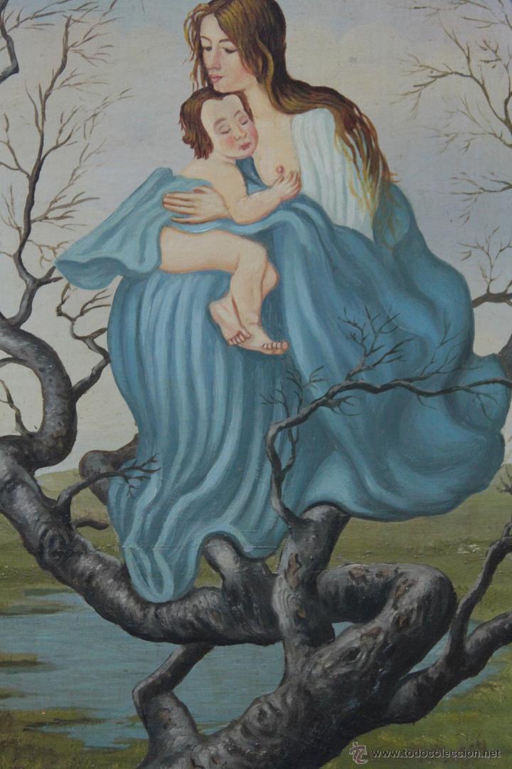 Arte: PRECIOSA Y ANTIGUA VIRGEN - ANONIMO - Foto 3