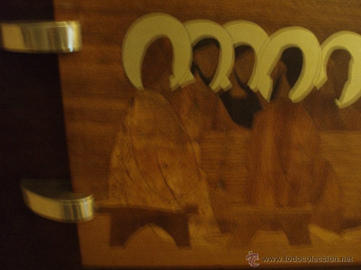Arte: Magn&iacute;fica Santa Cena en marqueter&iacute;a - Foto 4
