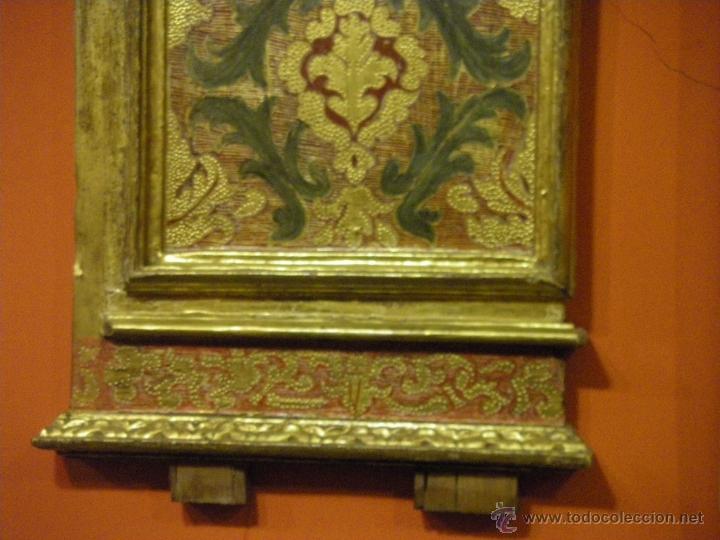 Arte: Dos tablas en oro fino, espolinado del siglo XVIII - Foto 3 - 40826215