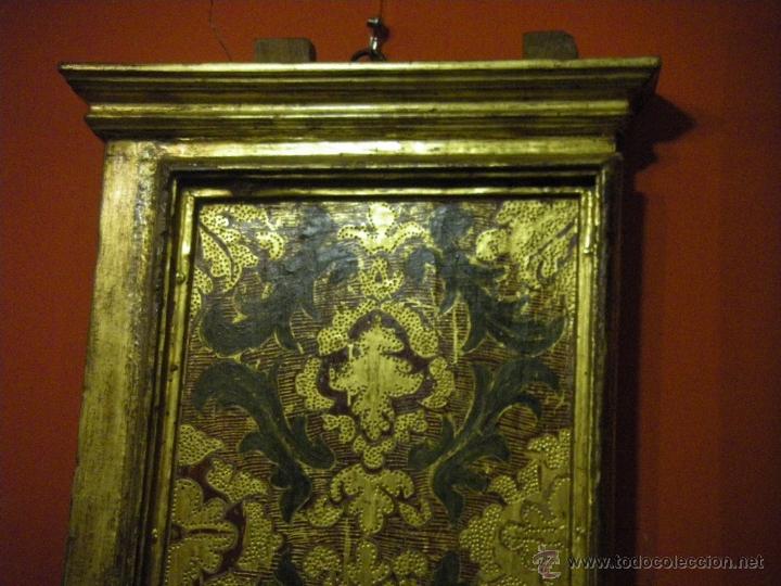 Arte: Dos tablas en oro fino, espolinado del siglo XVIII - Foto 4 - 40826215