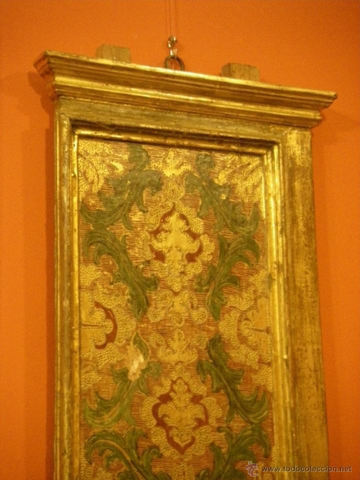 Arte: Dos tablas en oro fino, espolinado del siglo XVIII - Foto 7 - 40826215