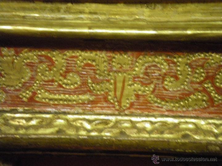 Arte: Dos tablas en oro fino, espolinado del siglo XVIII - Foto 10 - 40826215