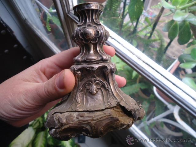 Arte: VIRGEN DEL PILAR CON PIE -  PLATA -  18 CM - Foto 6