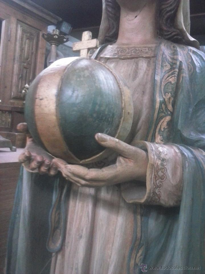 Arte: VIRGEN PODEROSA REPRESENTA A LA VIRGEN DE LA MEDALLA MILAGROSA. - Foto 5
