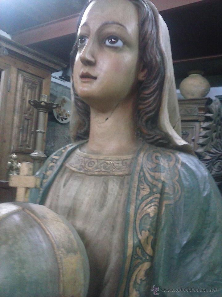 Arte: VIRGEN PODEROSA REPRESENTA A LA VIRGEN DE LA MEDALLA MILAGROSA. - Foto 7