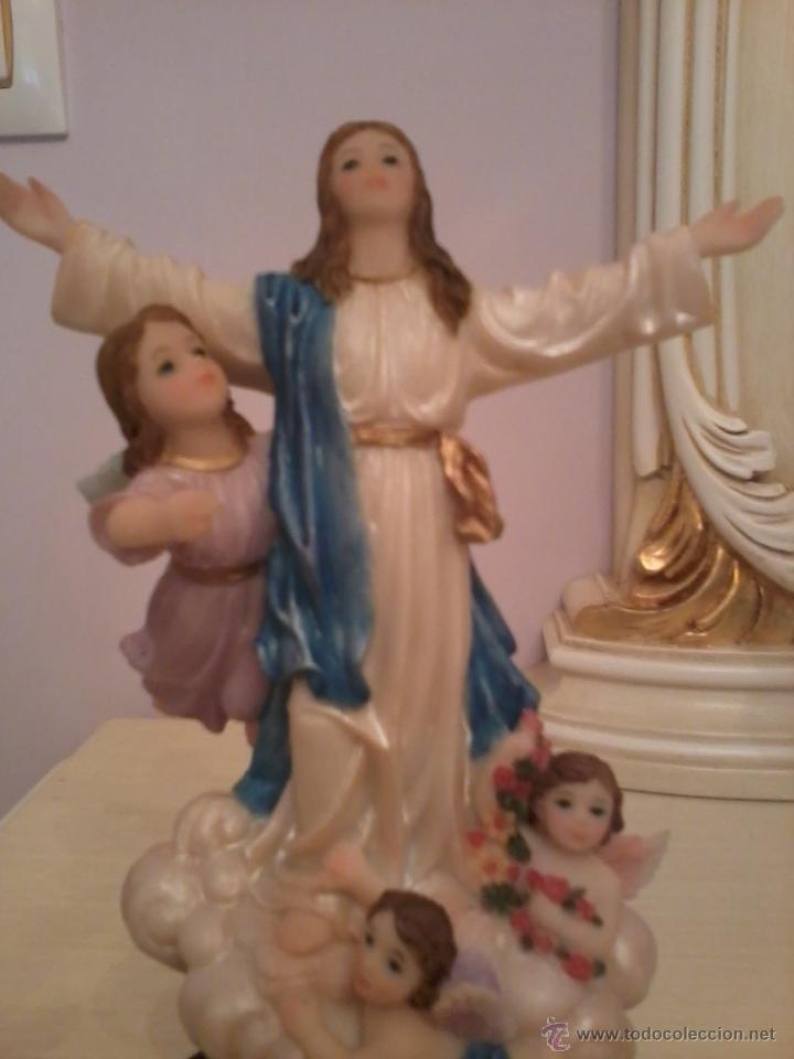 Arte: Virgen de la Asunci&oacute;n 20 cm - Foto 4
