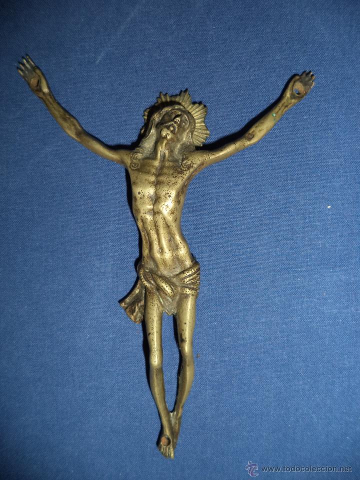 Arte: Cristo en bronze - Sec XVIII - Foto 1