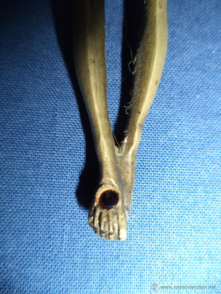 Arte: Cristo en bronze - Sec XVIII - Foto 4