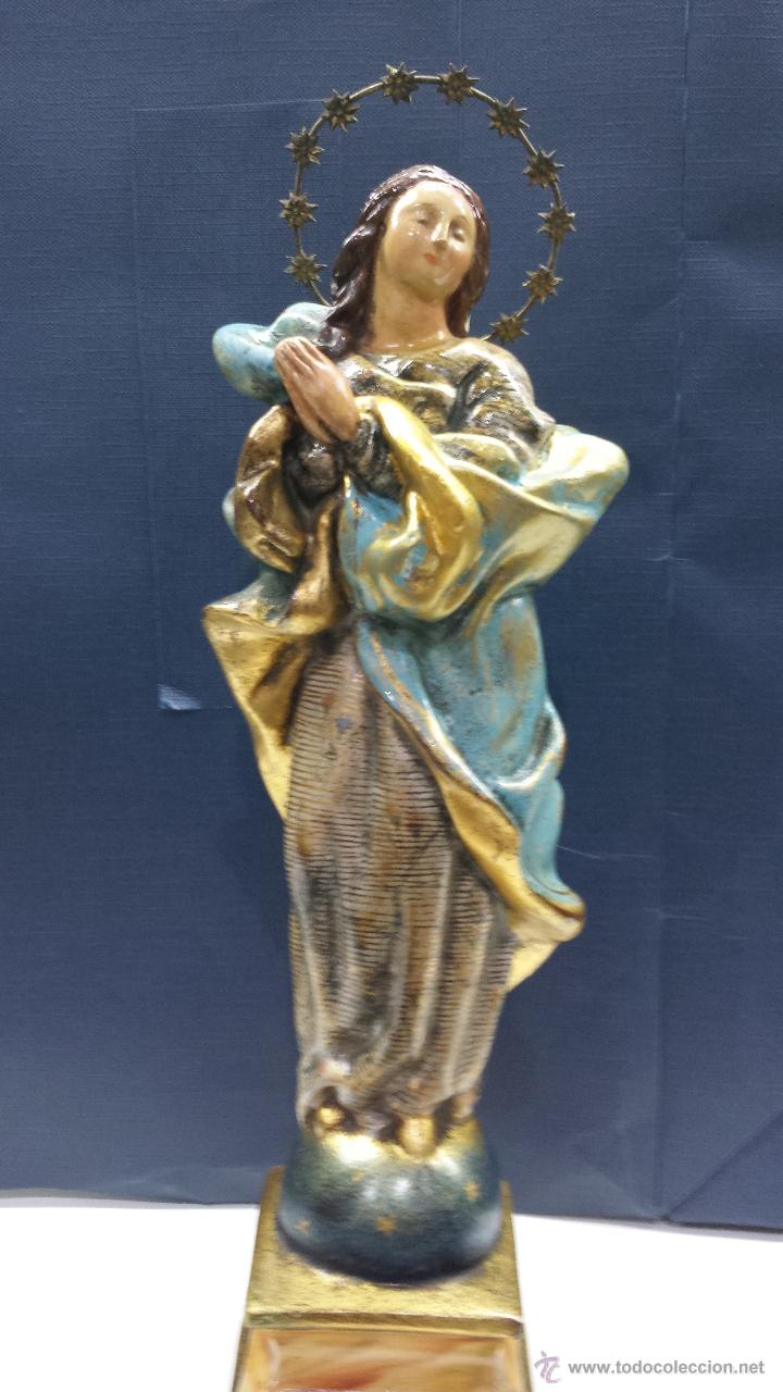 Arte: IMAGEN ESTUCO DE LA INMACULADA - Foto 2