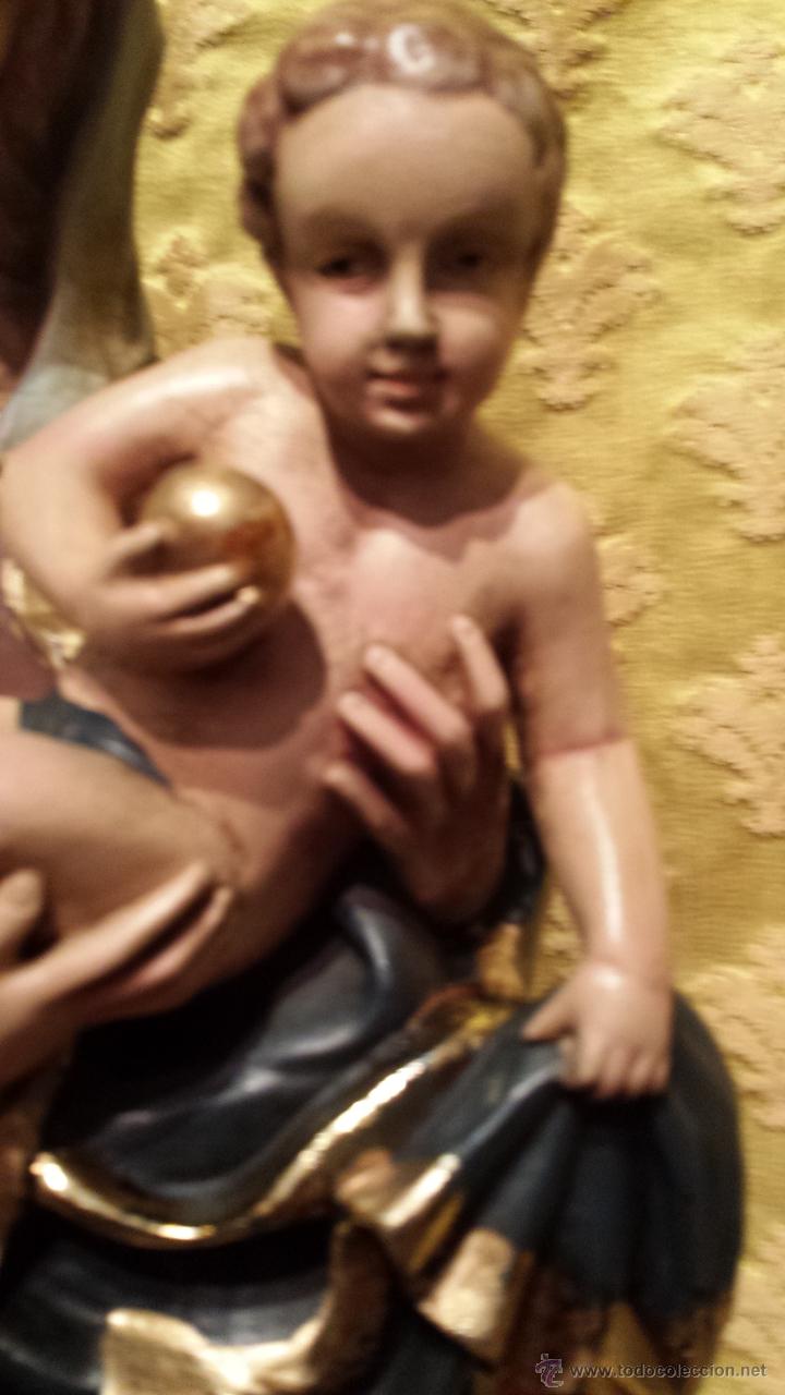 Arte: VIRGEN CON NI&Ntilde;O EN BRAZOS - Foto 3