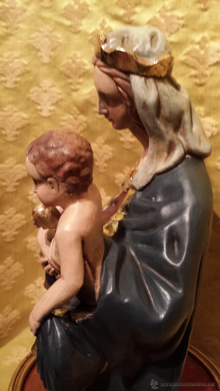 Arte: VIRGEN CON NI&Ntilde;O EN BRAZOS - Foto 4