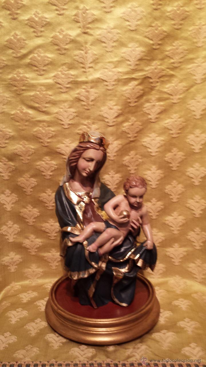 Arte: VIRGEN CON NI&Ntilde;O EN BRAZOS - Foto 5