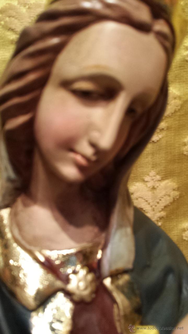 Arte: VIRGEN CON NI&Ntilde;O EN BRAZOS - Foto 6