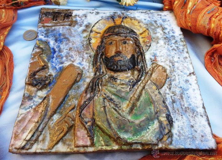 Arte: MOSAICO DE CRISTO. ANTIGUO - Foto 1