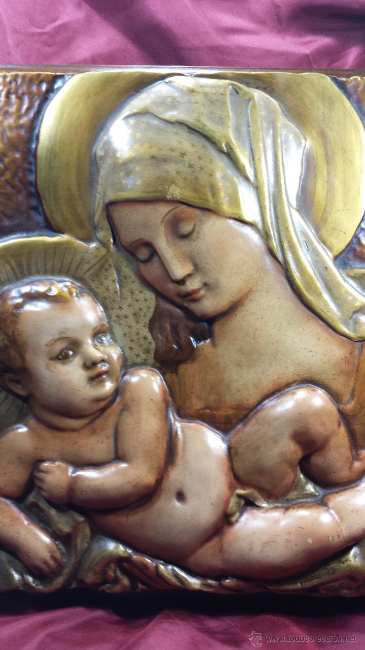Arte: RETABLO VIRGEN CON NI&Ntilde;O - Foto 2