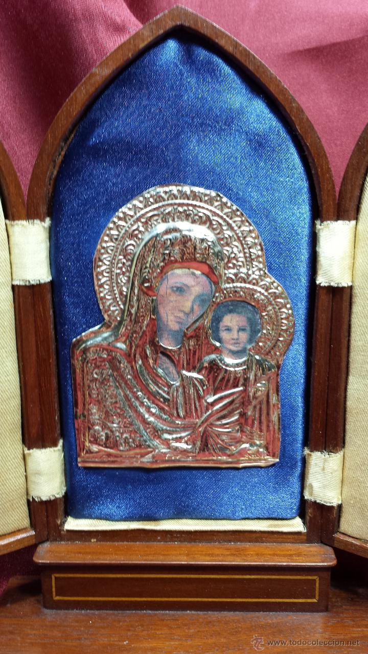 Arte: CAPILLA CON ICONO VIRGEN CON NI&Ntilde;O - Foto 4
