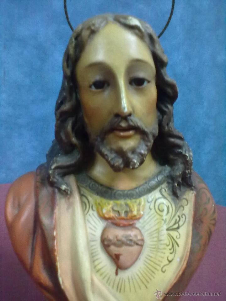 Arte: BUSTO SAGRADO CORAZON - Foto 2