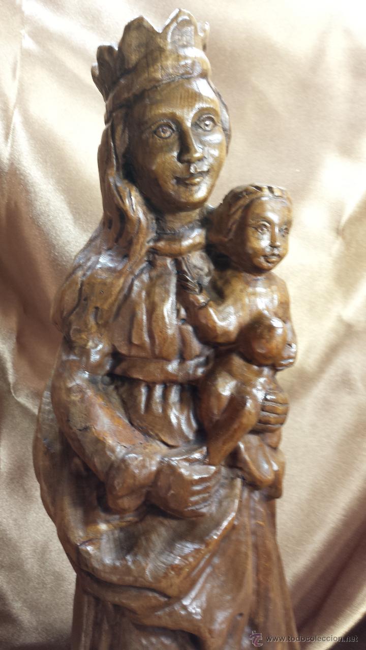 Arte: TALLA DE VIRGEN CON NI&Ntilde;O - Foto 1