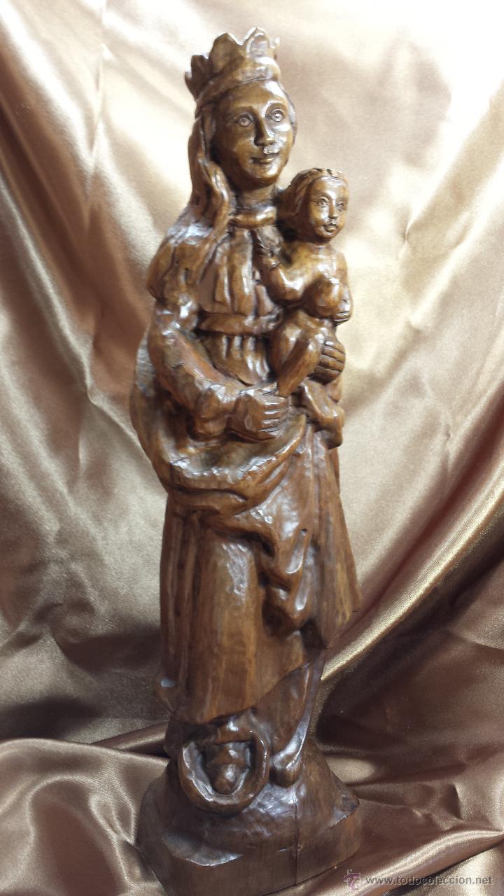 Arte: TALLA DE VIRGEN CON NI&Ntilde;O - Foto 3