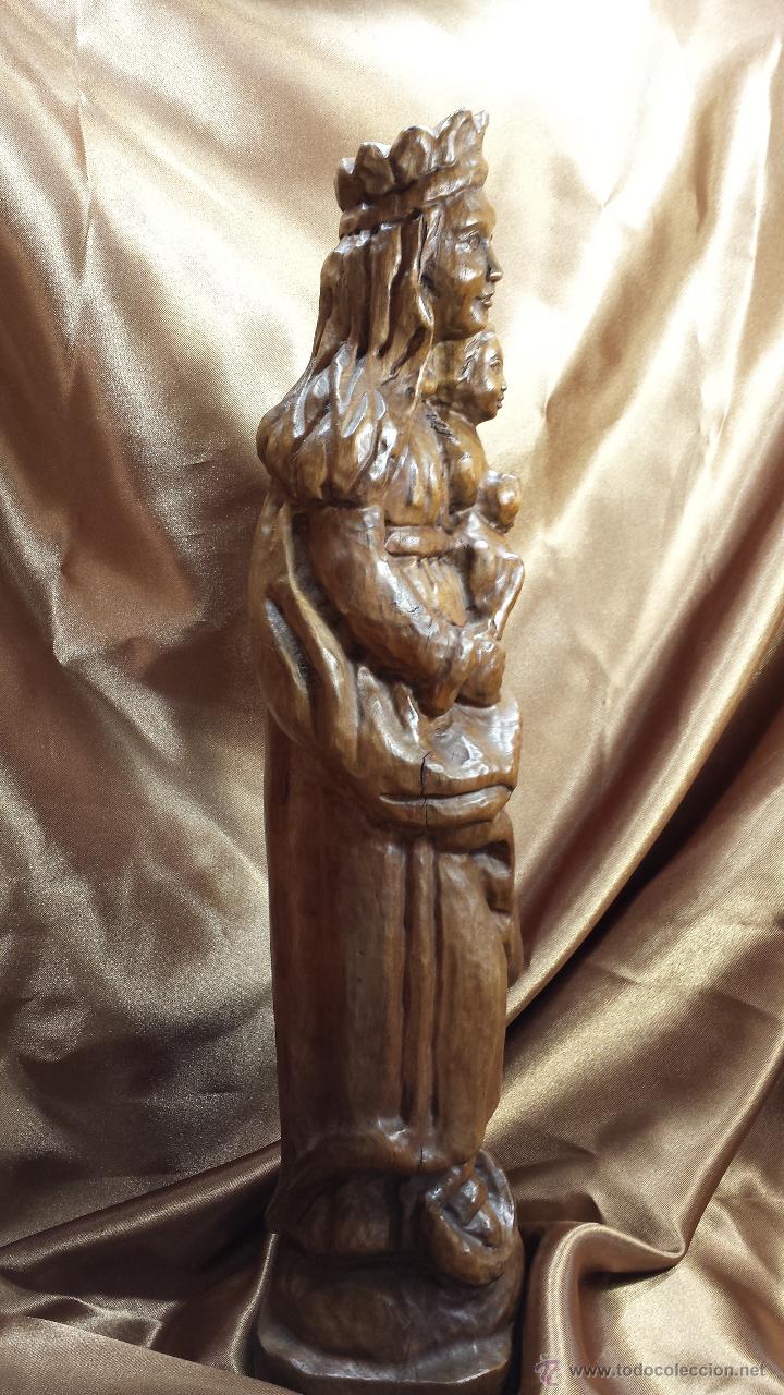 Arte: TALLA DE VIRGEN CON NI&Ntilde;O - Foto 4