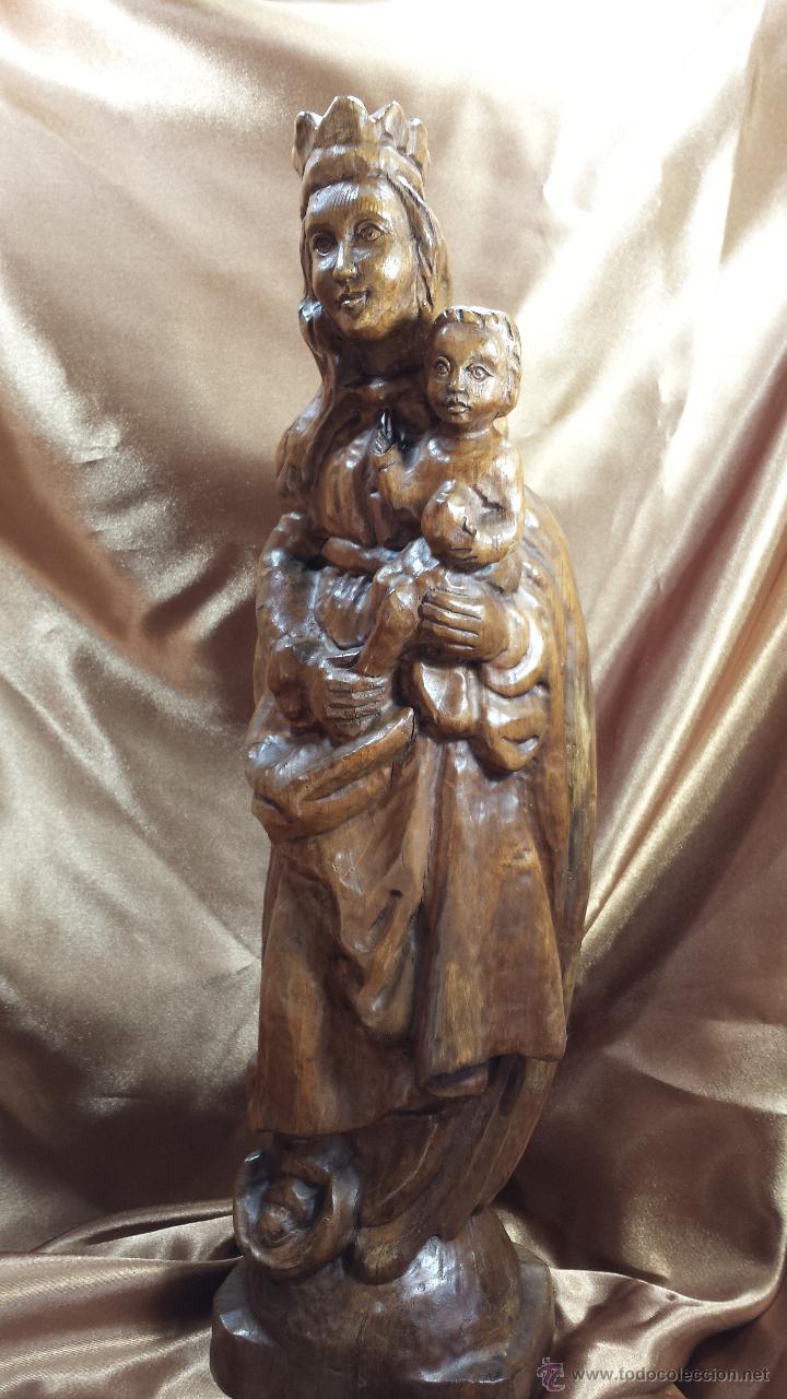 Arte: TALLA DE VIRGEN CON NI&Ntilde;O - Foto 6