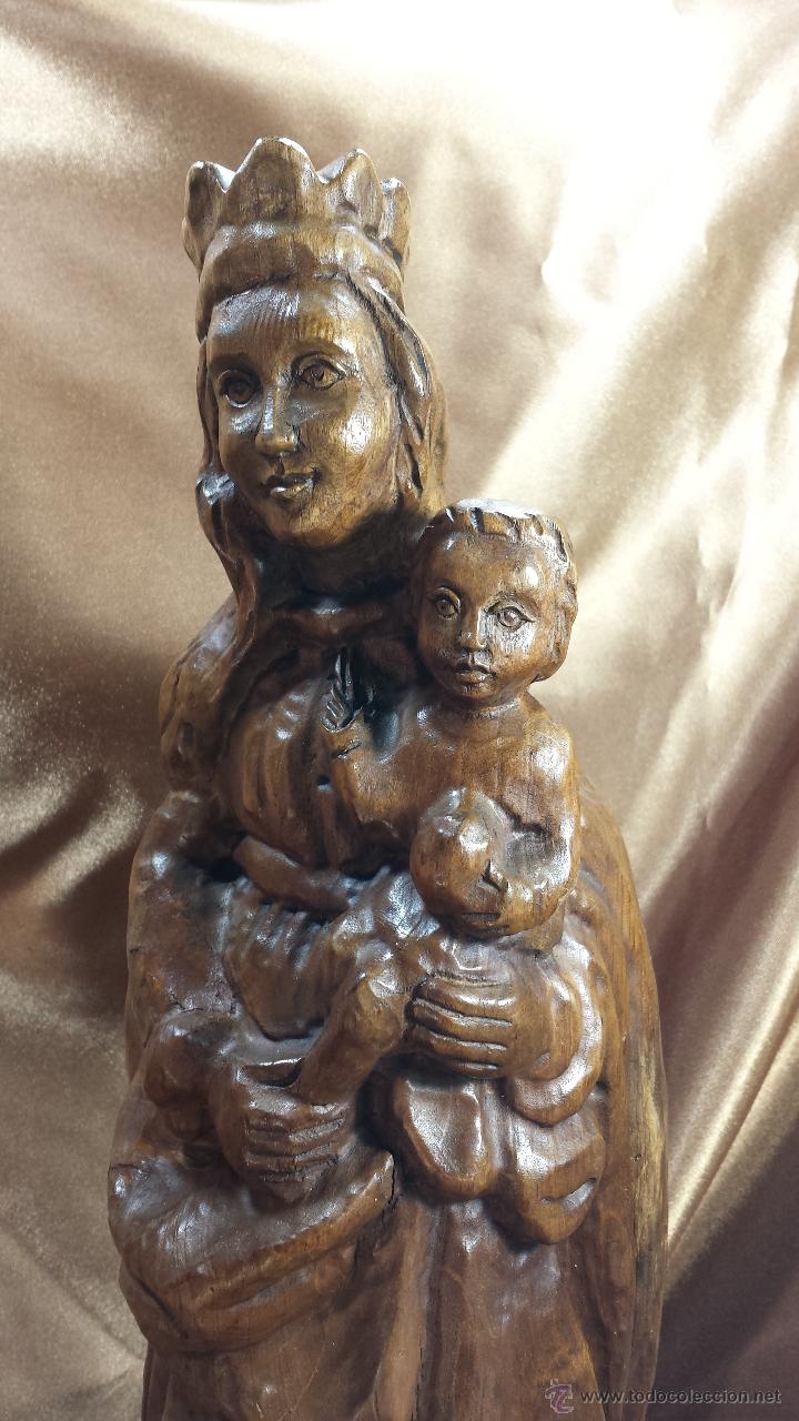 Arte: TALLA DE VIRGEN CON NI&Ntilde;O - Foto 7