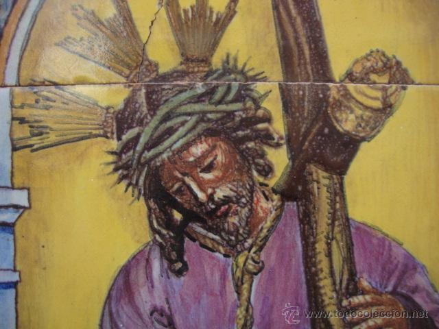 Arte: Retablo ceramico azulejos( Gran Poder) Vigil Escalera - Foto 2