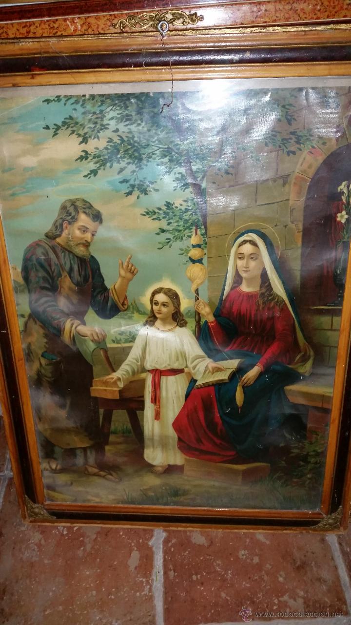 Arte: ANTIGUO CUADRO RELIGIOSO - Foto 1