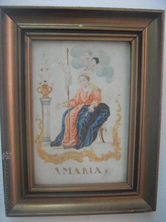 Arte: acuarela virgen - Foto 1