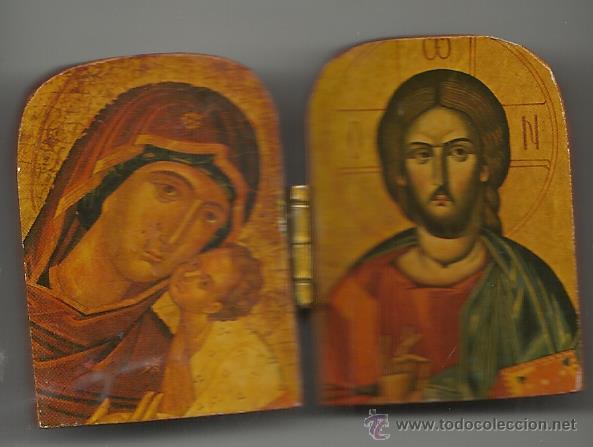 Arte: PEQUE&Ntilde;O ICONO EN MADERA - Foto 1