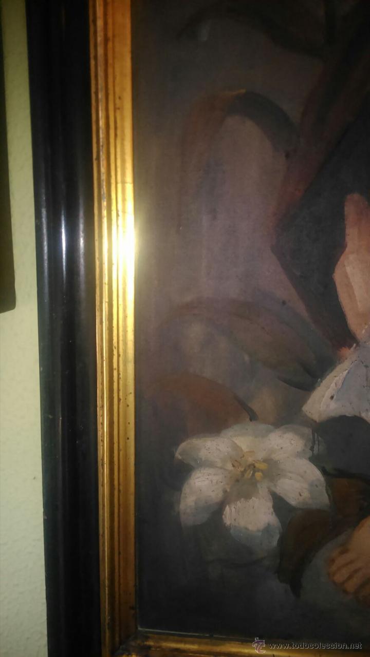 Arte: Cuadro San Antonio pintado sobre lienzo - Foto 2