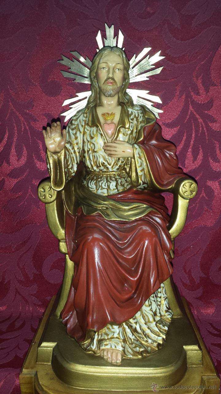 Arte: SAGRADO CORAZ&Oacute;N SEDENTE - Foto 1