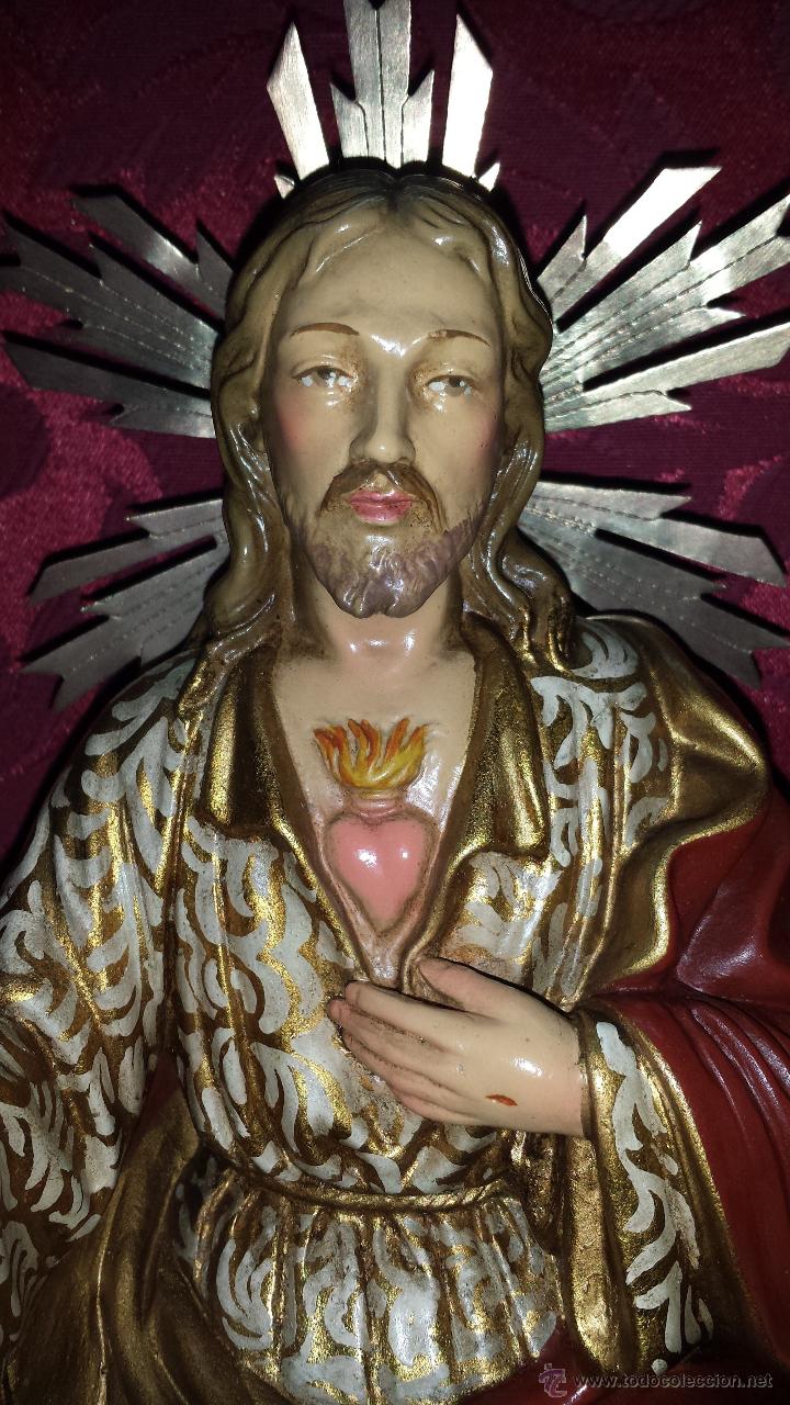 Arte: SAGRADO CORAZ&Oacute;N SEDENTE - Foto 2