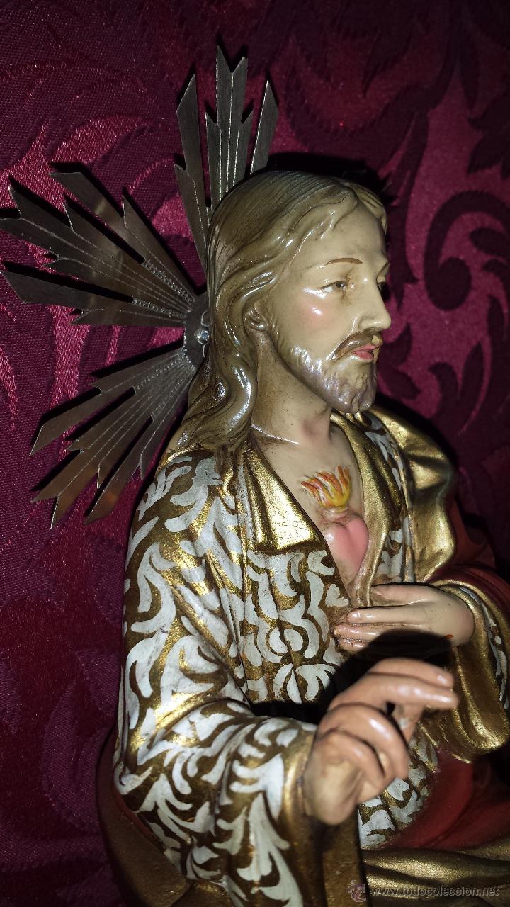 Arte: SAGRADO CORAZ&Oacute;N SEDENTE - Foto 4