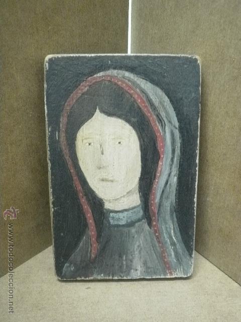 Arte: retrato sobre tabla - Foto 1